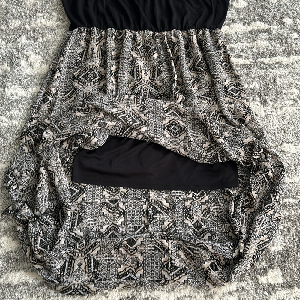 Just Be black and tan tribal maxi dress - Picture 2 of 7